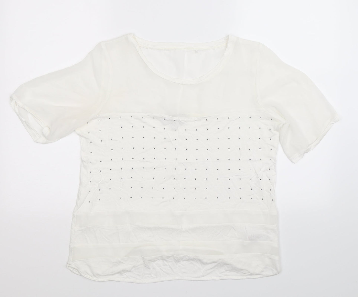 NEXT Womens White   Basic T-Shirt Size 14