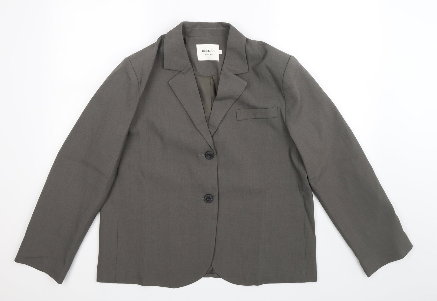 Du Cloud Womens Grey   Jacket Suit Jacket Size L