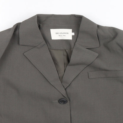 Du Cloud Womens Grey   Jacket Suit Jacket Size L