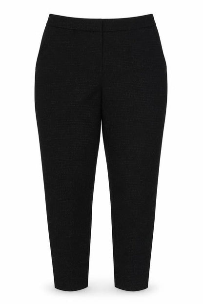 Womens UK Size 12 Soon Extra-Slim Fit Dress Pants Black Trousers
