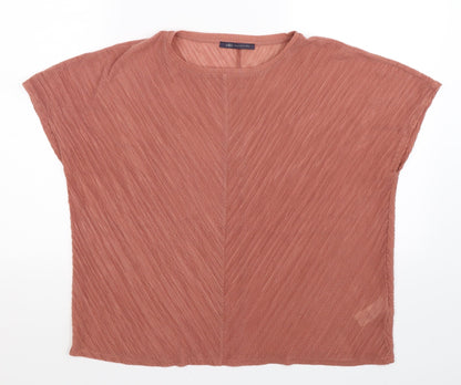 Garfield & Marks Womens Beige   Basic T-Shirt Size 12