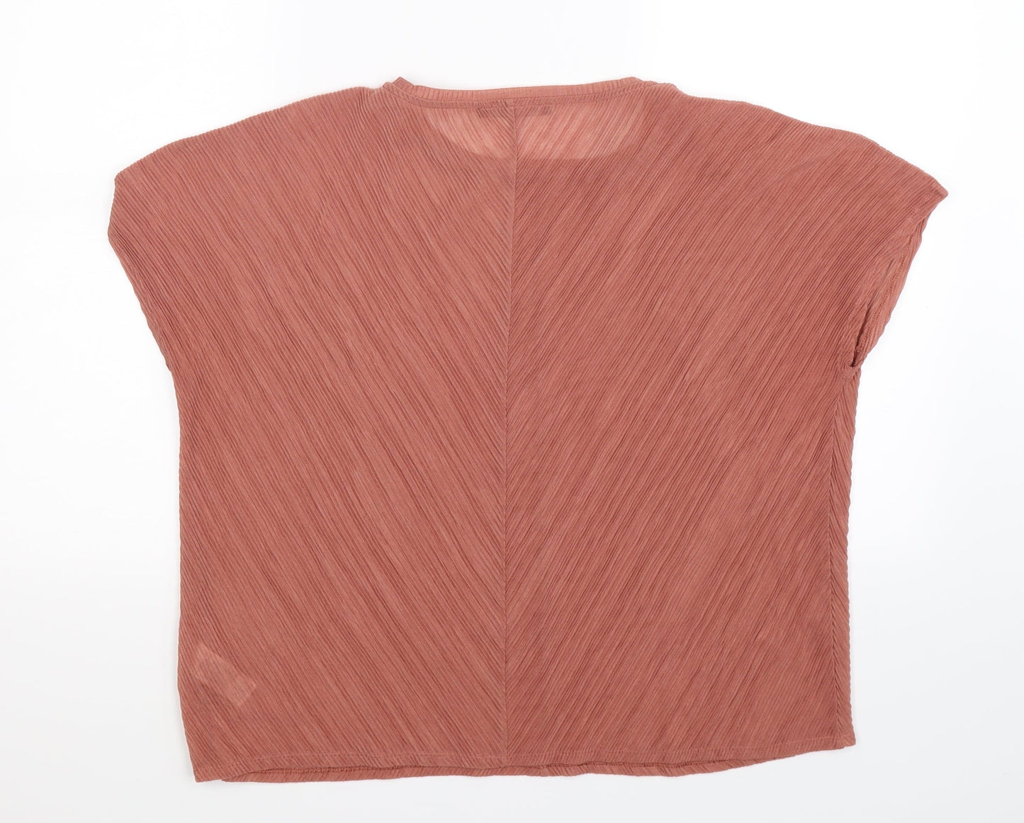 Garfield & Marks Womens Beige   Basic T-Shirt Size 12