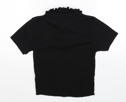 Primark Womens Black   Basic Polo Size 6