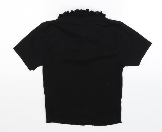 Primark Womens Black   Basic Polo Size 6