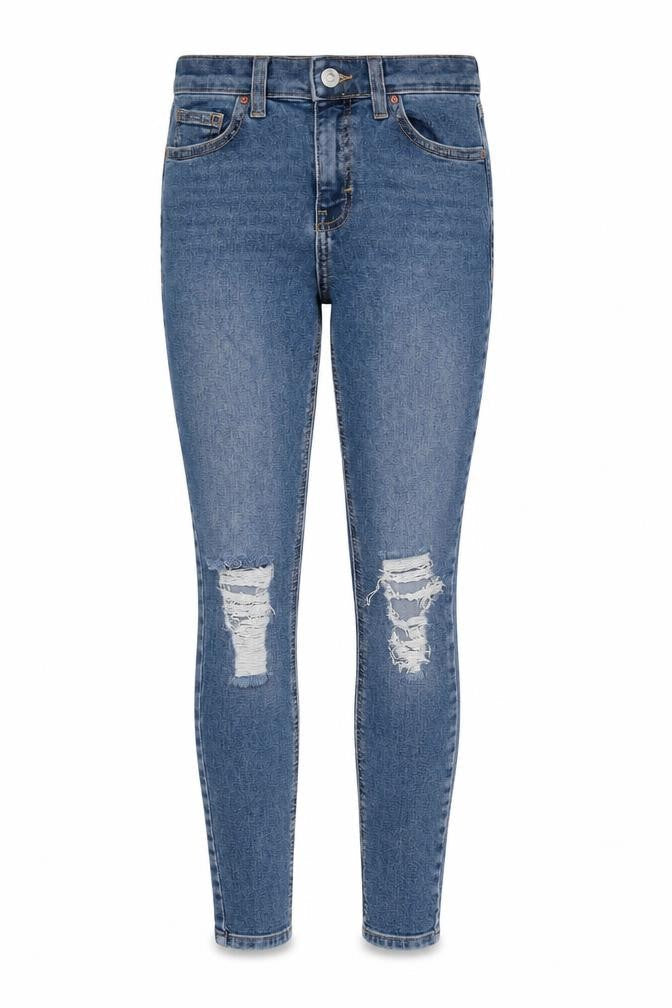 Womens UK Size 26 in Topshop Extra-Slim Fit Skinny Blue Jeans