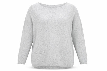 Next Womens Grey  Knit Pullover Jumper Size 14