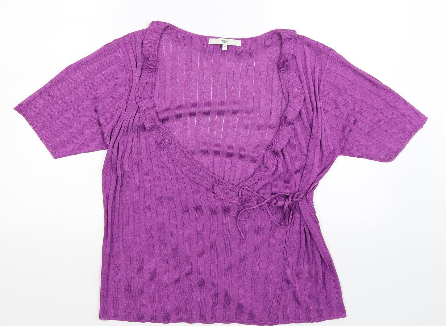 NEXT Womens Purple  Knit Cardigan Jumper Size 16