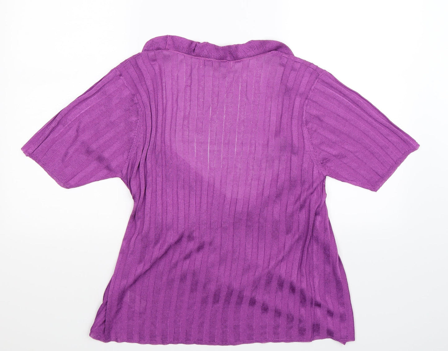 NEXT Womens Purple  Knit Cardigan Jumper Size 16