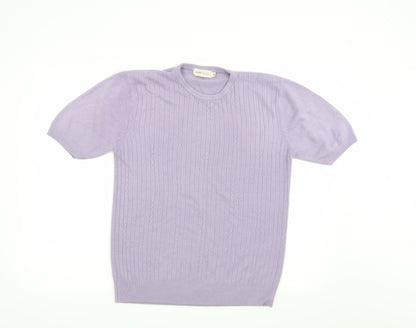 Bonmarché Womens Purple Pullover Jumper Size M
