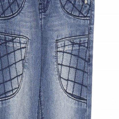 Preworn Girls Blue   Straight Jeans Size 7 Years