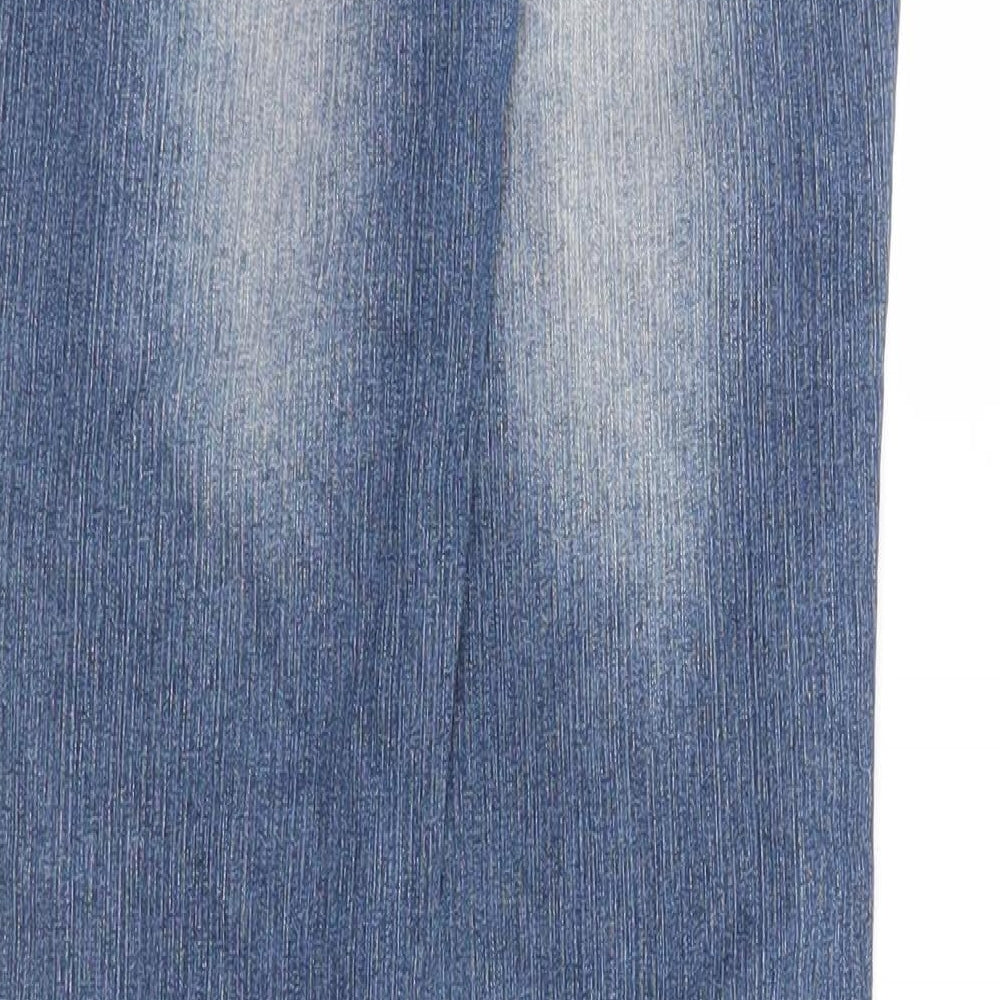 Preworn Girls Blue   Straight Jeans Size 7 Years