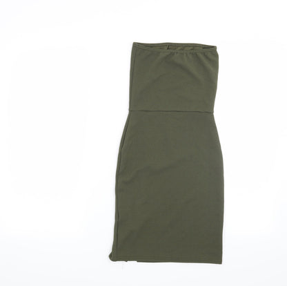 Pretty Little Thing Womens Green   Bodycon  Size 4