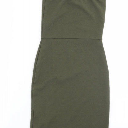 Pretty Little Thing Womens Green   Bodycon  Size 4