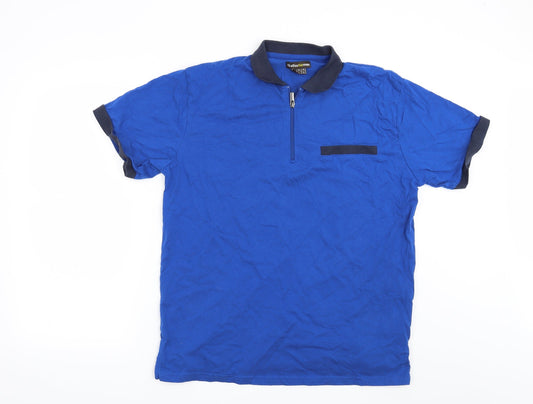 Atlas for Men Mens Blue    Polo Size M