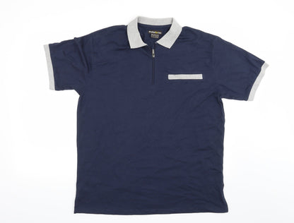 Atlas for Men Mens Blue    Polo Size M