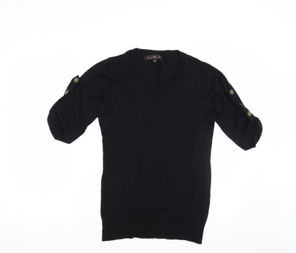 Miso Womens Black   Pullover Jumper Size 10