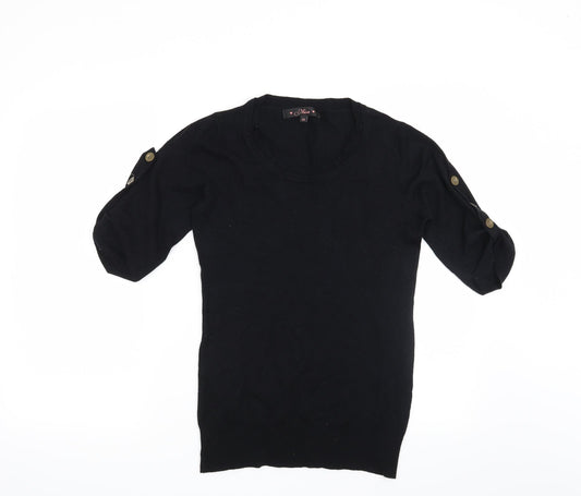 Miso Womens Black   Pullover Jumper Size 10