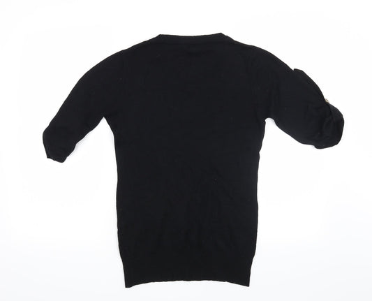 Miso Womens Black   Pullover Jumper Size 10