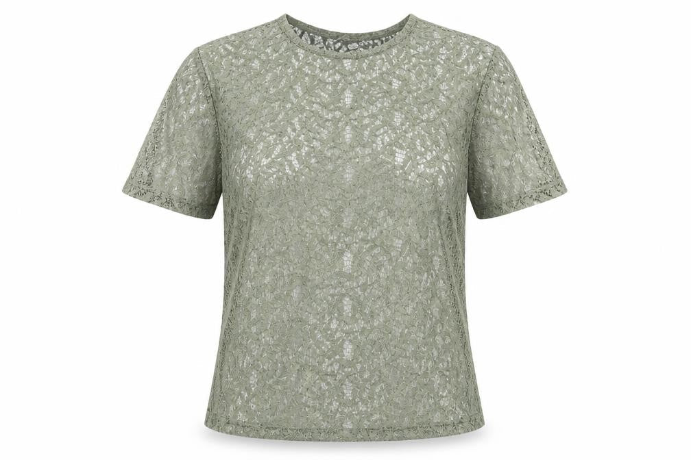 Womens UK Size 8 Atmosphere Green Basic Blouse
