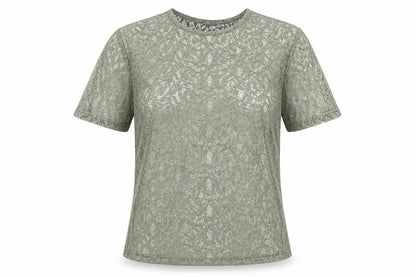 Womens UK Size 8 Atmosphere Green Basic Blouse