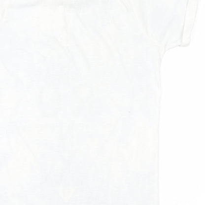 F&F Boys White   Basic T-Shirt Size 10-11 Years  - nyc