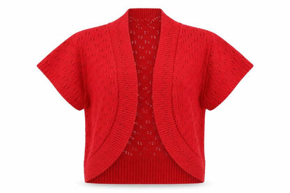 glamarose Womens Red   Cardigan Jumper Size 12