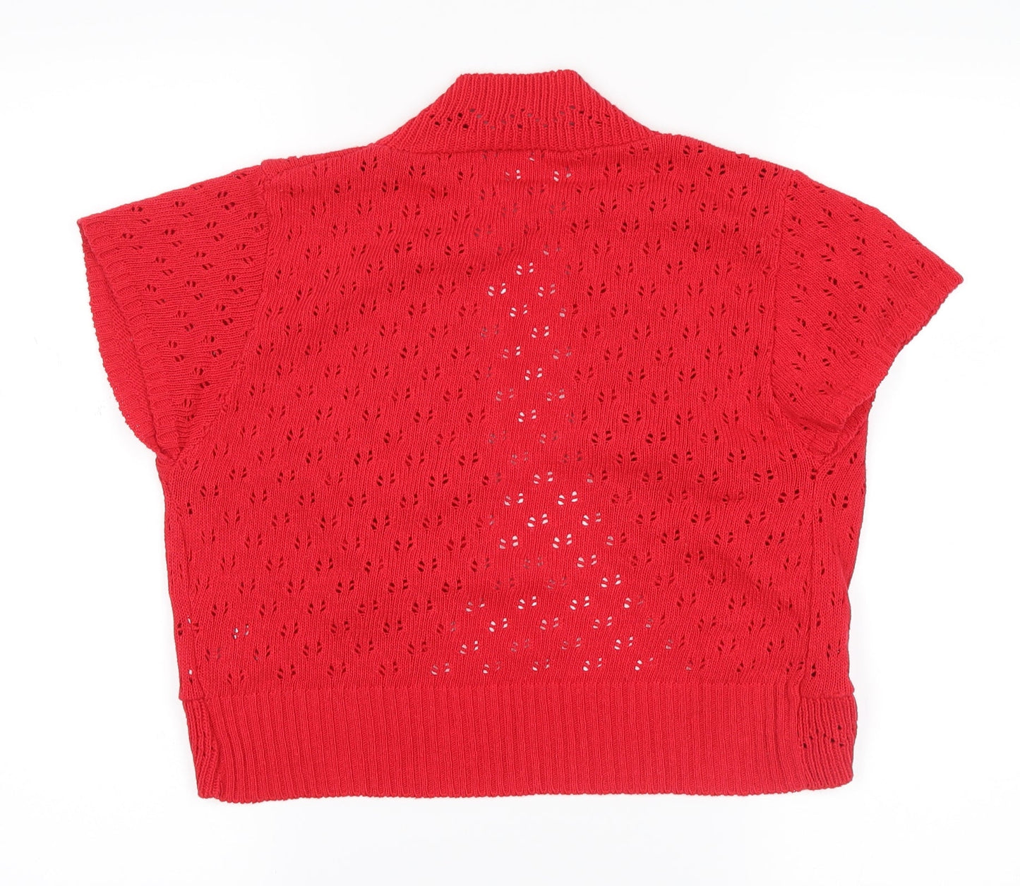 glamarose Womens Red   Cardigan Jumper Size 12