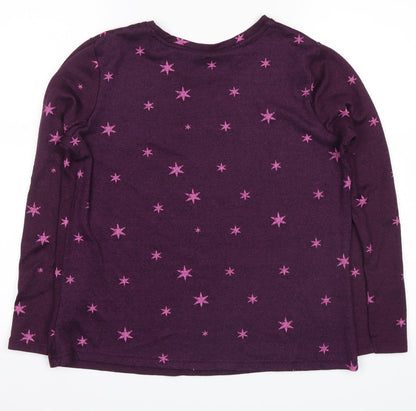 George Girls Purple   Top Pyjama Top Size 12-13 Years  - Harry Potter