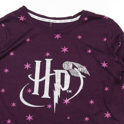 George Girls Purple   Top Pyjama Top Size 12-13 Years  - Harry Potter