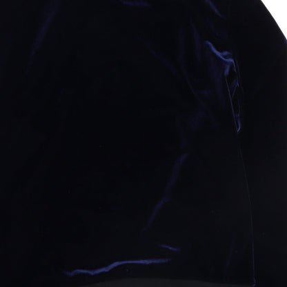 Very Womens Blue  Velvet Full Zip Sweatshirt Size 14