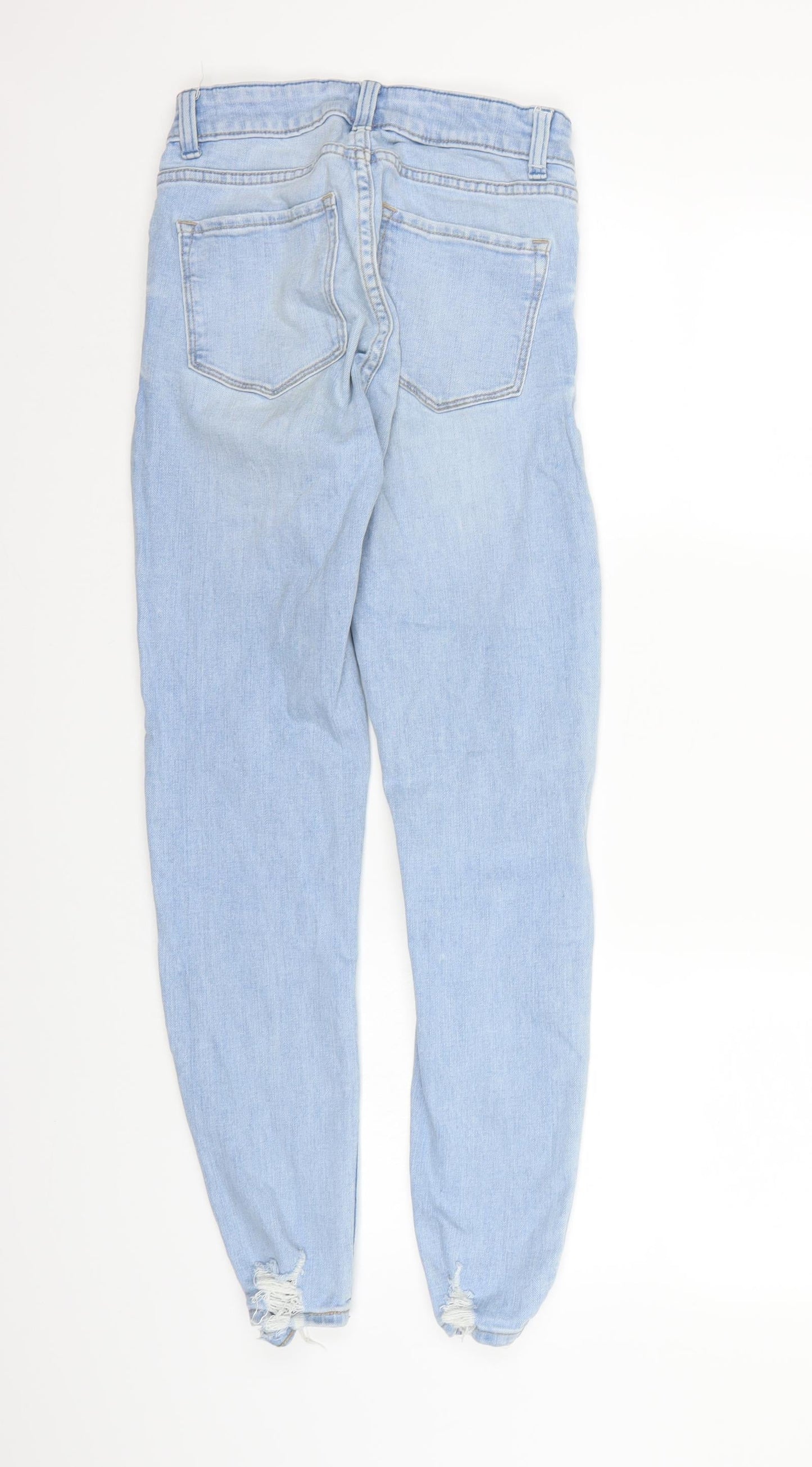 Denim co. Womens Blue  Denim Skinny Jeans Size 6 L28 in