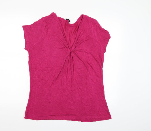 TU Womens Pink   Wrap Jumper Size 18