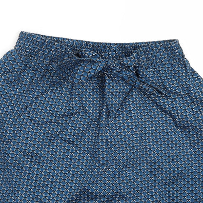 H&M Womens Blue Geometric  A-Line Skirt Size 6