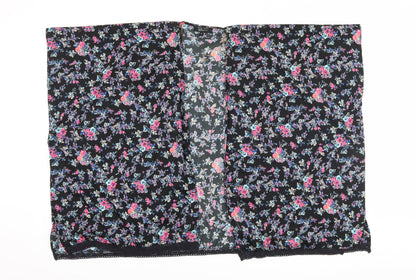 New Look Girls Black Floral  Jacket  Size S