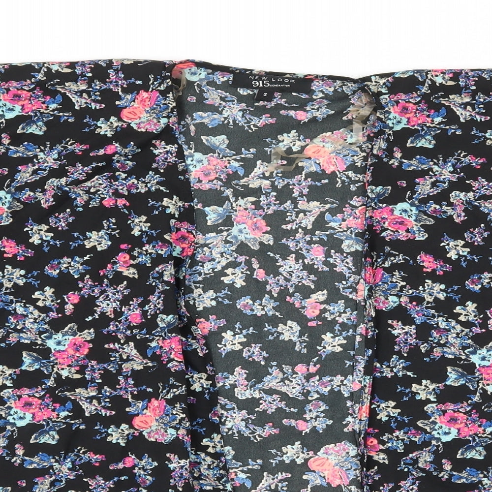 New Look Girls Black Floral  Jacket  Size S