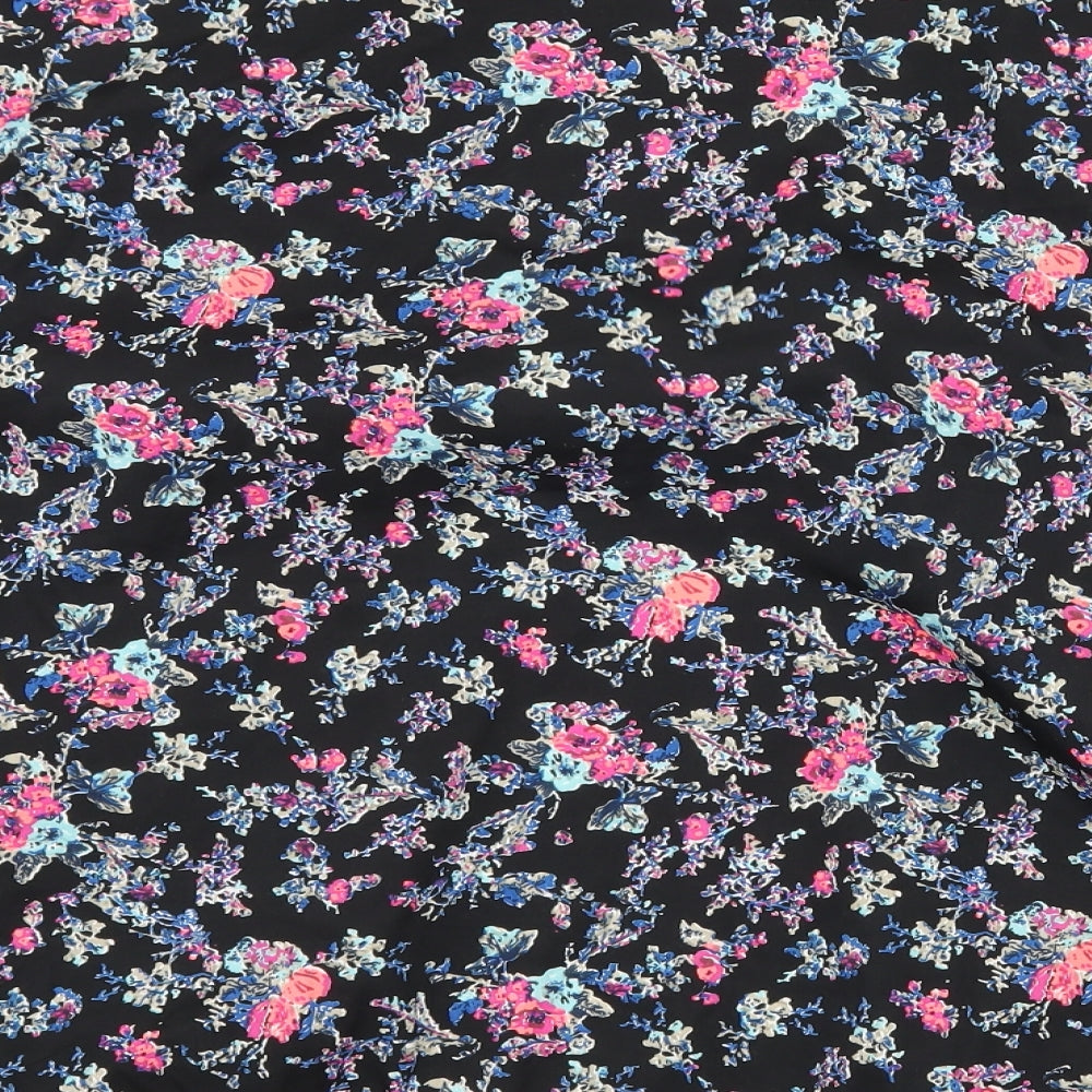 New Look Girls Black Floral  Jacket  Size S