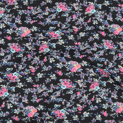 New Look Girls Black Floral  Jacket  Size S