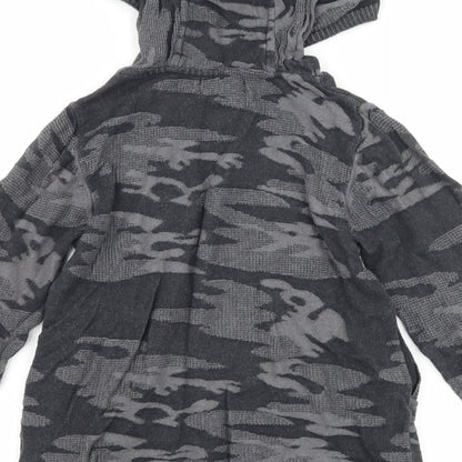 NEXT Boys Grey Camouflage  Pullover Hoodie Size 6 Years