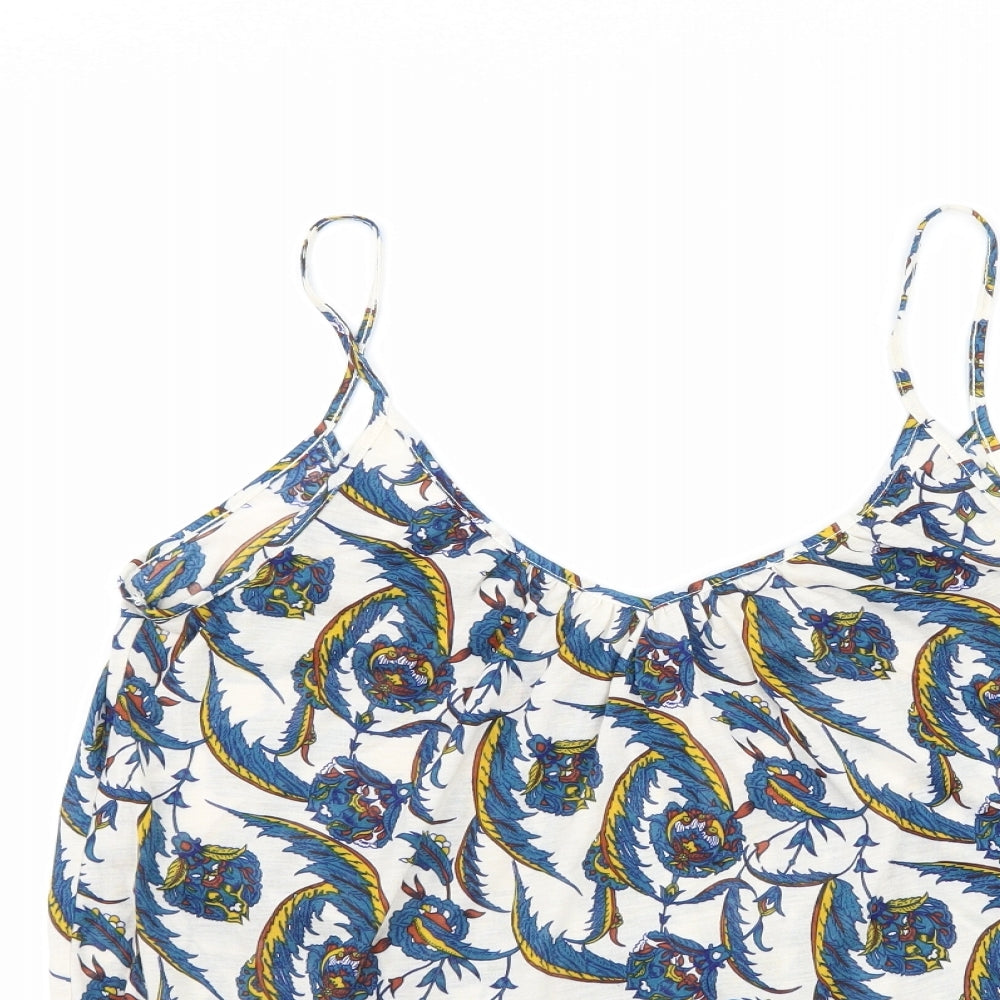 Womens UK Size S H&M Blue Camisole Tank