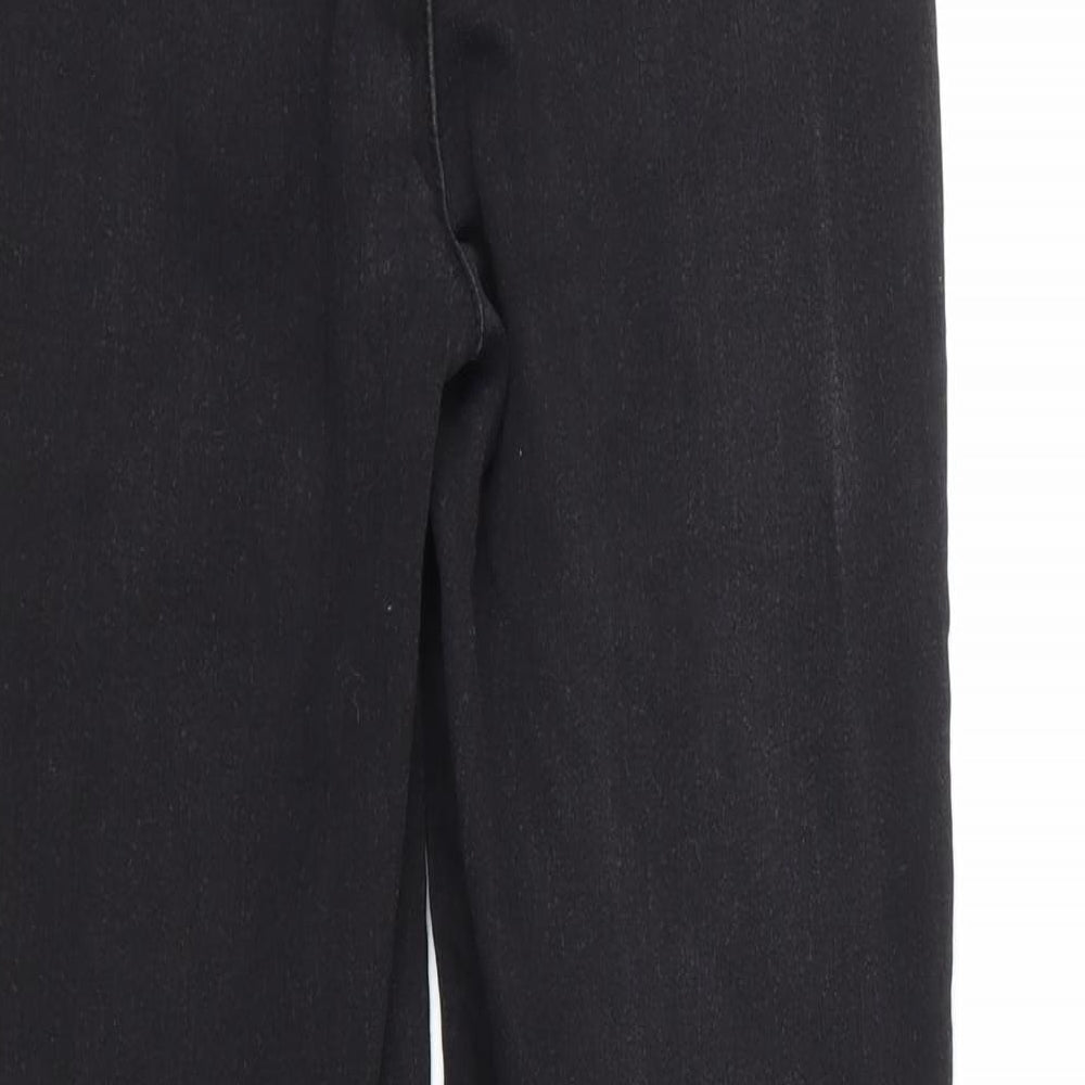 Lipsy Womens Black  Denim Skinny Jeans Size 8 L29 in