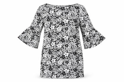 Marina Kaneva Womens Black Floral  Bodycon  Size 12