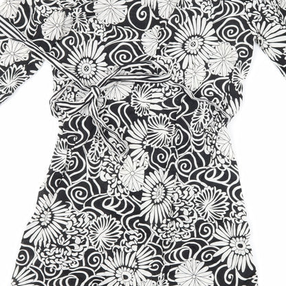 Atmosphere Womens Black Floral  Shift  Size 8
