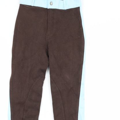 DECATHLON Girls Brown   Jegging Trousers Size 11-12 Years - Jodhpurs