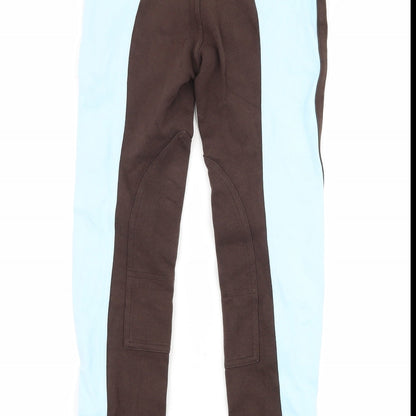 DECATHLON Girls Brown   Jegging Trousers Size 11-12 Years - Jodhpurs