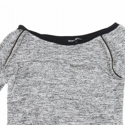 Select Womens Grey   Pullover Jumper Size S