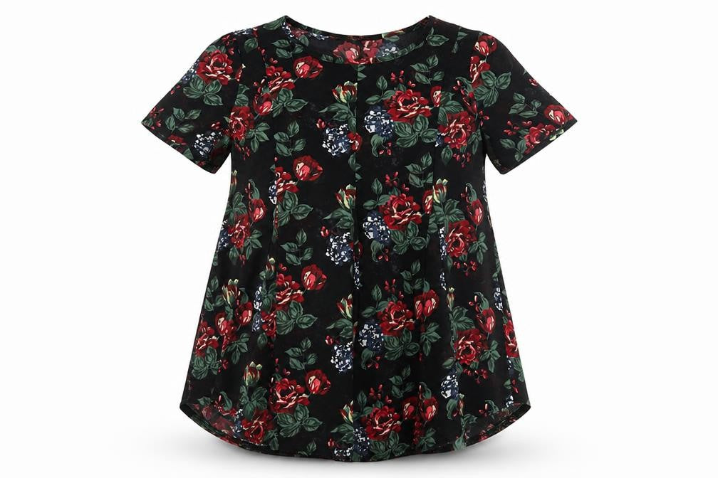 Womens UK Size XS Pins & Needles Black Basic T-Shirt