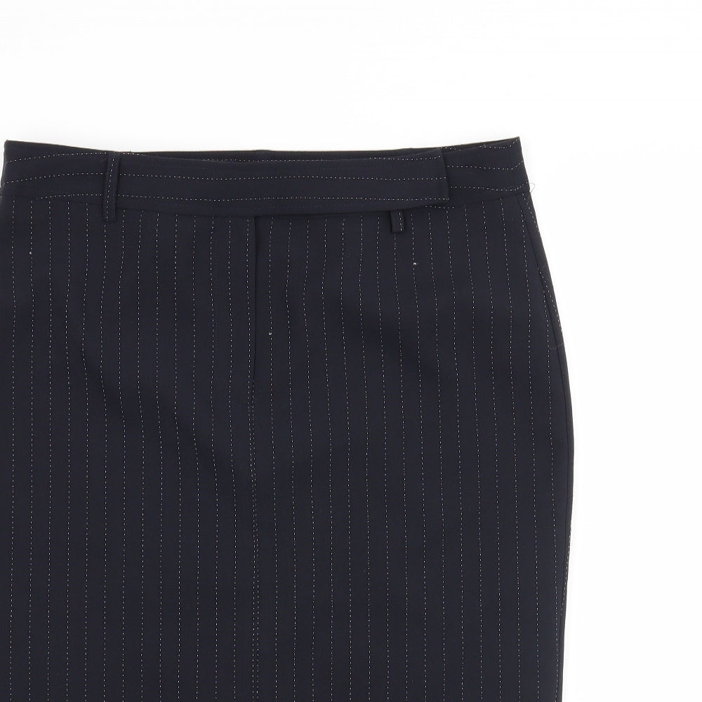 yen  Womens Blue   Straight & Pencil Skirt Size 14