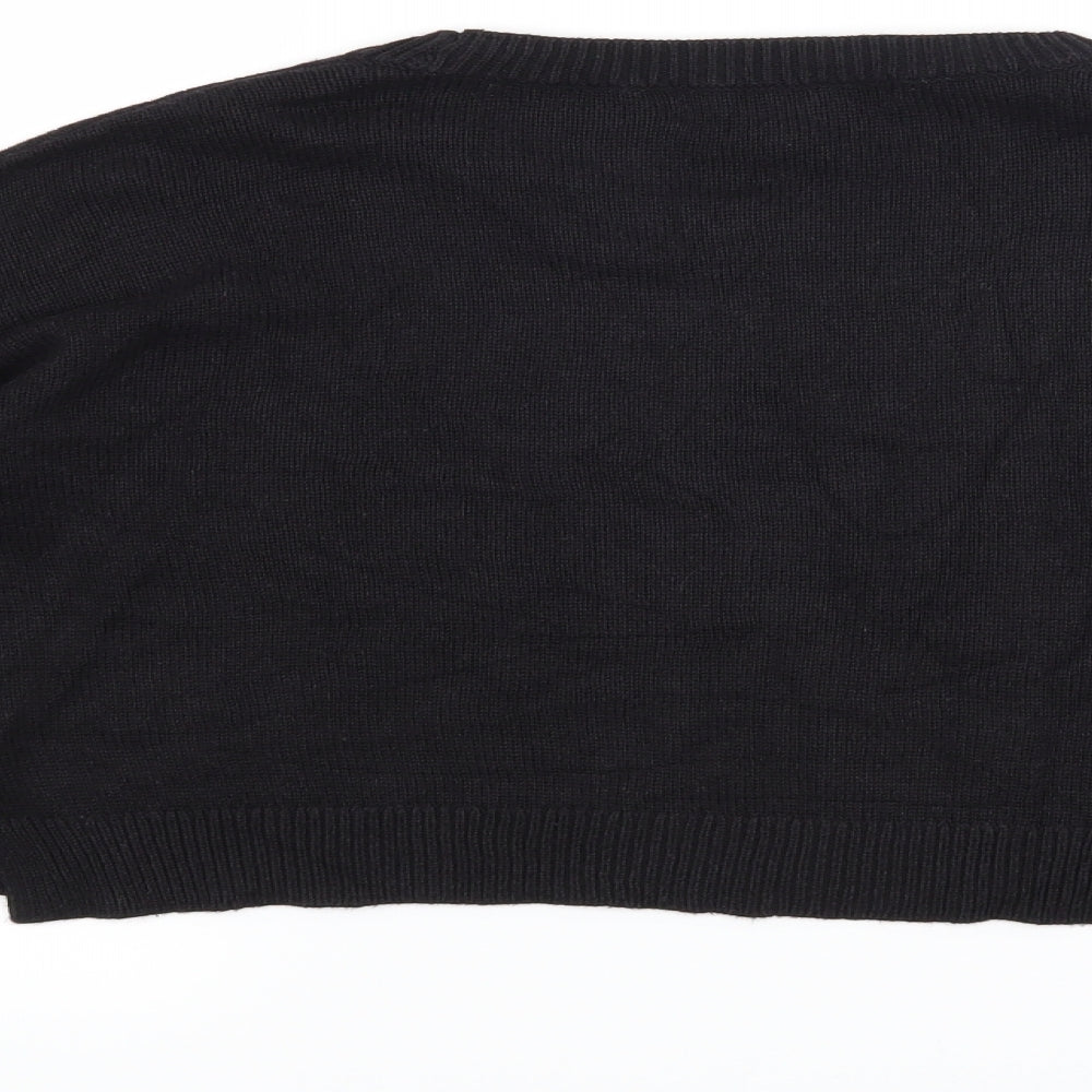 Forever 21 Womens Black   Pullover Jumper Size M