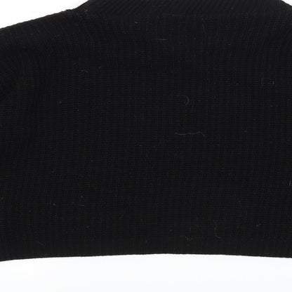 Boohoo Womens Black   Pullover Jumper Size M