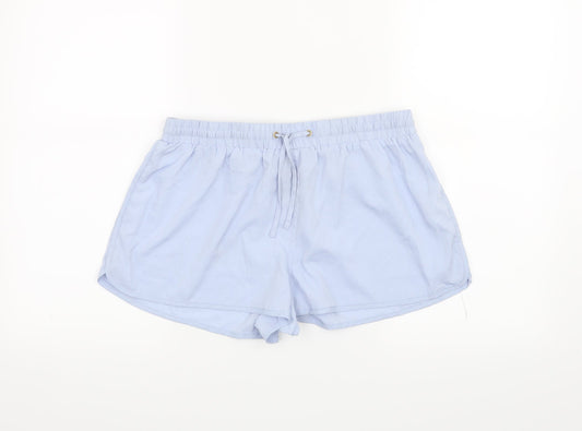 Denim & Co. Womens Blue   Sweat Shorts Size 10